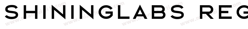 Shininglabs Regular字体转换